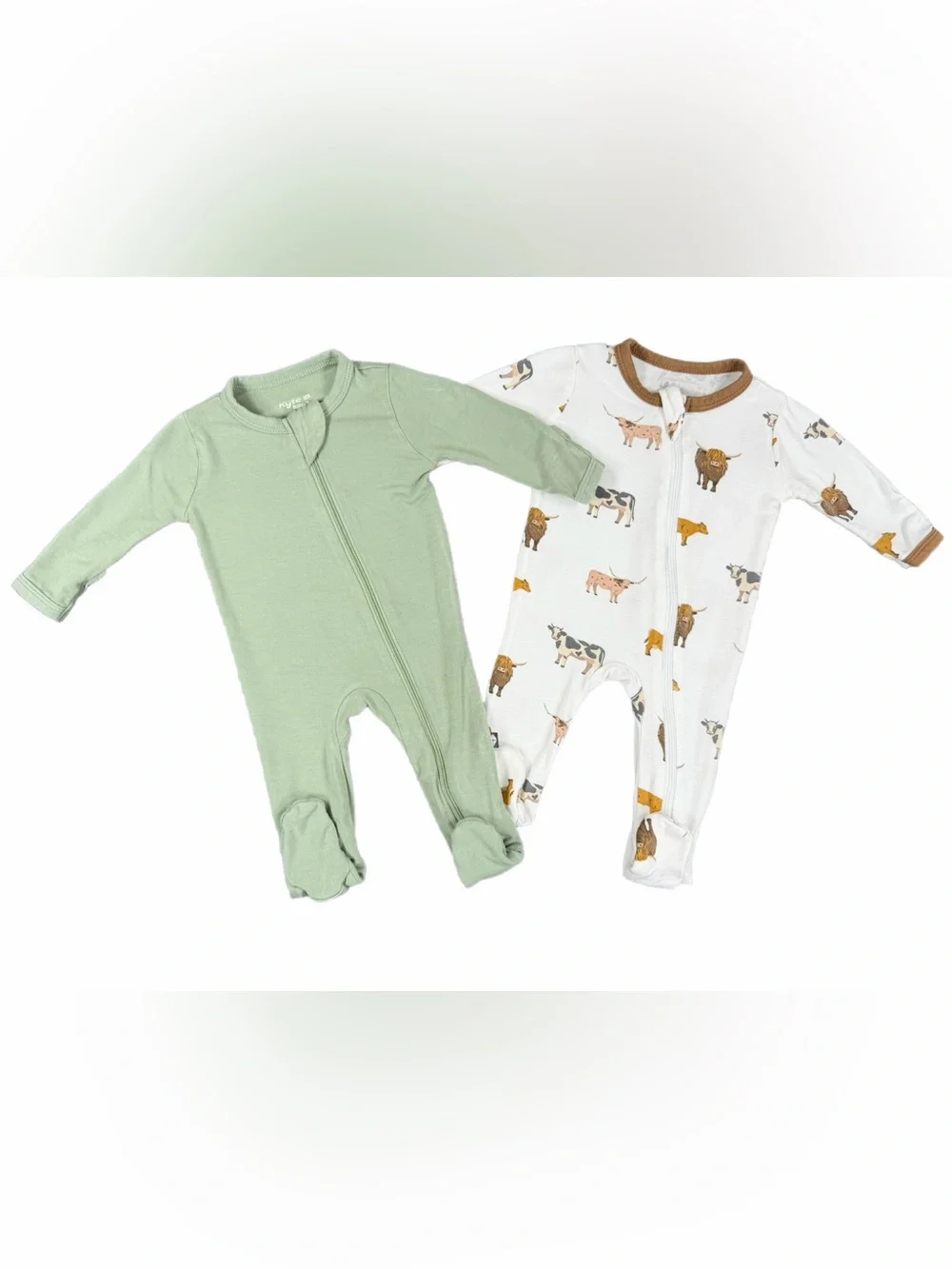 KYTE BABY Baby Boy Zippered Footie Bundle - Newborn